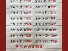 制作100以内的质数表(制作100以内的质数表卡片用色卡纸)