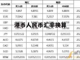 1港元等于多少人民币?(100港元 = 多少人民币)