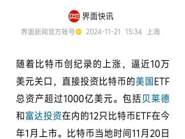 比特币将达到10万美元(10比特币首次突破2万美元大关)